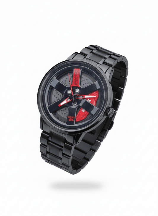 SKMEI Rotating wheel watch(Red Black) (Premium Quality)